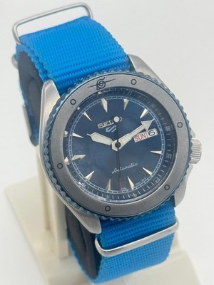 Seiko Sports Naruto Limited Edition 4R36-09F0 Automatic Blue