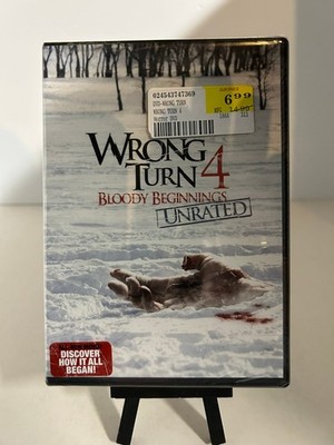 Wrong Turn 4 Bloody Beginnings DVD Unrated 2011 Horror Special Features