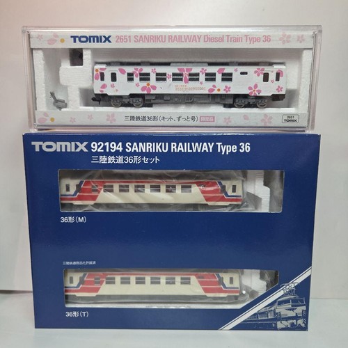 TOMIX Sanriku Ferrocarril Tipo 36 Color Estándar/Kit Long Go Juego de 3 Coches 337916 | Zustand: Used