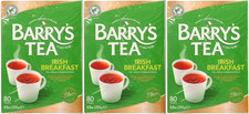 Barry's Tea Irish Breakfast Tea Bags - 80 count (Pack of 3)