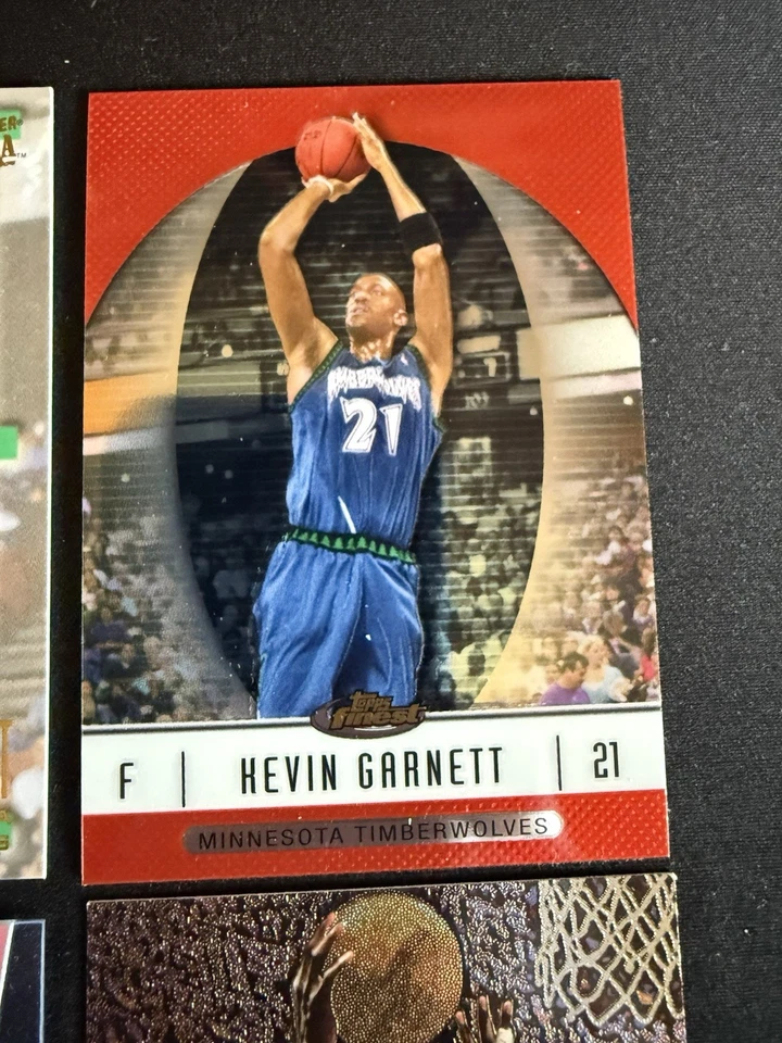 Lote de tarjetas Kevin Garnett Metal Rookie Metalizado Fleer Ultra Rookie EX (Leer) Foto 4 de 4