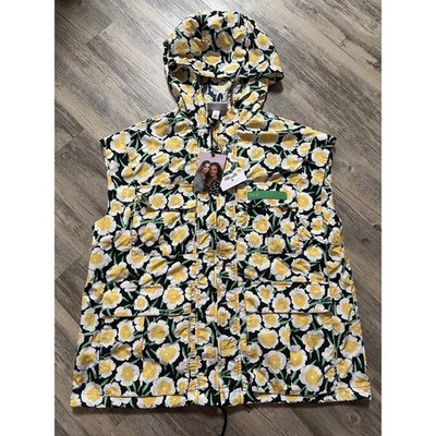 DVF X Target Diane Von Furstenberg Nylon Packable Poppy Hooded Vest XS