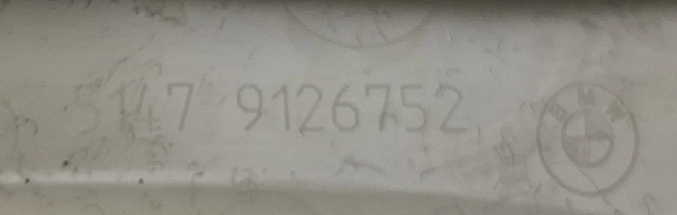 09-15 BMW 750LI ЗАДНЯЯ ПРАВАЯ СТОРОНА C СТОЙКА РЕМЕНЬ БЕЗОПАСНОСТИ ОТДЕЛКА КРЫШКА OEM 5149126752 - Изображение 2 из 4