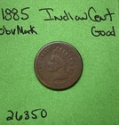 1885 Indian Head Cent / Penny  1c Good Obv Mark