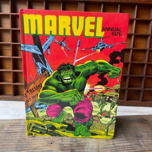 Vintage Marvel Annual 1976 Incredible Hulk Cover Hardback Good Condition