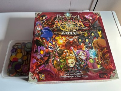 Arcadia Quest Inferno Brettspiel