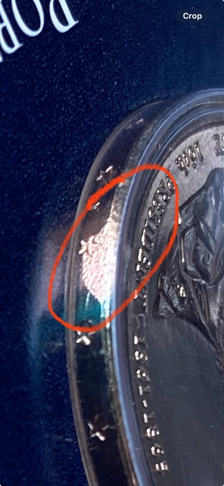 Lincoln President Dollar P Mint Out Of Set With Side Cop Errors And Doubling - Image 3 of 4