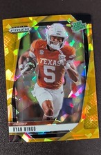 2025 Panini Prizm Draft Picks - Ryan Wingo #1 Gold Ice Prizm (RC)