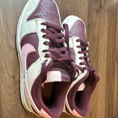 Nike Dunk Low Premium Valentine's Day DR9705-100 Maroon Pink White Women's