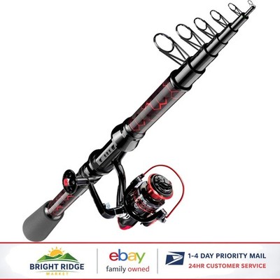 Lightweight Fishing Rod Reel Combo with Braided Line Capacity for Anglers