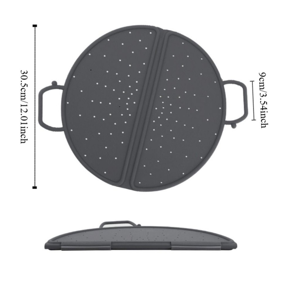 with Handles Foldable Steamer Basket Heat Resistant Drain Rack Bun ...