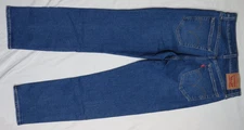 LEVIS BLUE JEANS WOMENS 28 (28x26) WEDGIE STRAIGHT STRETCH DENIM WATERLESS