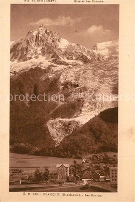 Chamonix Glacier des Bossons Gletscher Mont Blanc Gruppe