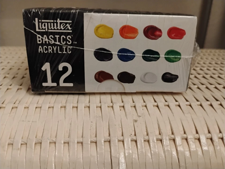 LIQUITEX основной акриловый набор красок, 12 x 22 мл трубка краски набор совершенно новый запечатанный - Изображение 2 из 4