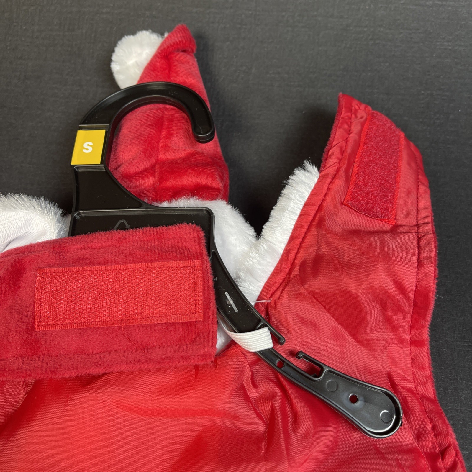 Petco Merry Makings Dog Santa Costume 2-Piece Plush Suit w/ Hat Size Small NWT