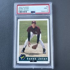 1992 CLASSIC DRAFT PICKS #6 DEREK JETER RC HOF PSA 9!!