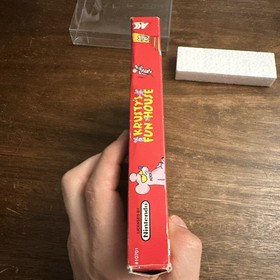 Krusty's Fun House (Nintendo NES) Complete CIB - Tested - Authentic