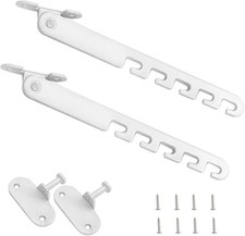 2 Pieces Adjustable Position Casement Window Restrictor Latch, Lock Tilt Regulat