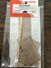 Red Caboose HO RP-8000-08 Wood Box Car Interior for 10' AAR Single Door Boxcar