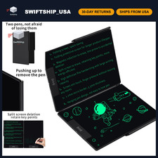 14.3" Foldable LCD Writing Tablet, Reusable Digital Notepad, Lockable Screen