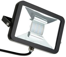 Deltech FLA10DL Slimline Black LED Floodlight ? AC 220-240V, Exterior & Interior