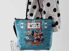 2026 EPCOT Festival of The Arts Scooter X Harveys Mickey Minnie Tote Bag 