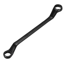 45 Degree Offset Box End Wrench 24 x 27mm Metric 12 Point Double End Black