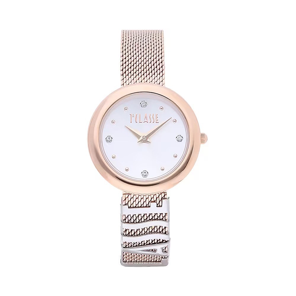 Womens Watch ALVIERO MARTINI 1a Classe ANTIGUA CS.4226S/03M Steel Mesh Gold Rose
