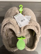 NWT Crocs Classic Cozzzy Slipper Cream / Tan Unisex Men Size 10 Women Size 12