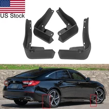 For 2018-2022 Honda Accord Sedan 4pcs Front Rear Splash Guard Mud Flaps Mudguard