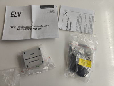 Homematic HM-WDS30-OT2-SM Funk Temperaturdifferenzsensor   neu unbenutzt 