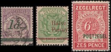 Transvaal #162-164 mixed used and MH