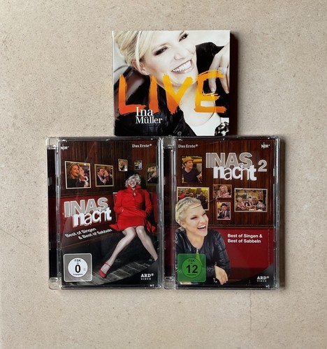 INA MÜLLER - INAS NACHT 1 + 2 ( NOCH IN FOLIE ) - PLUS LIVE CD ( 1 x GEHÖRT ) - Bild 1 von 2