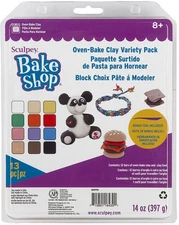 Sculpey Bake Shop Oven-Bake Clay Kit Assorted Colors
