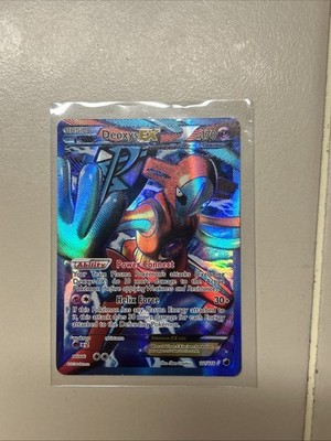 2013 Pokemon Black & White Plasma Freeze Full Art Deoxys EX Holo