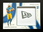 2023 Immaculate Quentin Johnson RC Rookie Logos New Era Headband Jersey Match