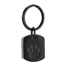 Pet Cremation Jewelry Dog Cat Paw Urn Keychain for Ashes for Men Memorial Kee...