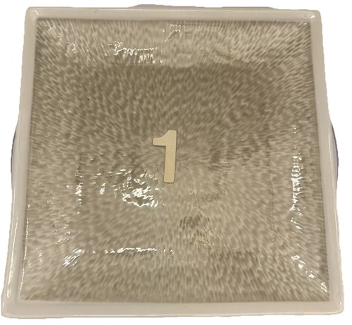 Set of 4 Sango Vega Taupe 4530 Dinner Plates 11” Discontinued Taupe & White EUC - Picture 4 of 11