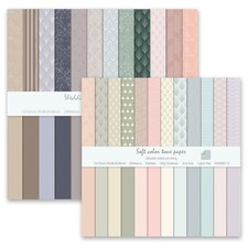 48 Sheets Scrapbook Paper 12x12 Inch Pastel Decorative Craft Papers