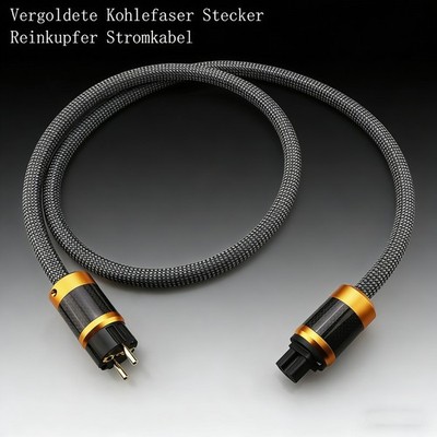 P101 OFC HiFi Netzkabel US EU schoku IEC Stecker für Subwoofer Verstärker DV