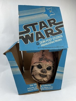 【当時物】スターウォーズ ワトーマスク Star Wars RoTJ Wicket Ewok Don Post Latex Rubber Halloween Mask
