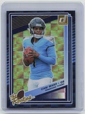 2025 Donruss #1 Cam Ward The Rookies Tn Titans Rookie Card RC QB. rookie card picture