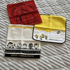 Snoopy m4N Museum Mini Towel Set of 3 Limited