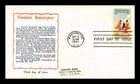 US COVER FREDERIC REMINGTON ARTIST OF THE WEST FIRST DAY ISSUE KHOL KRAFT