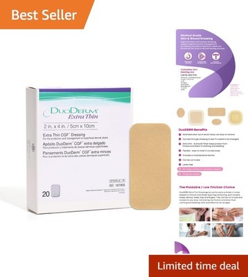 DuoDERM 2''x4'' Hydrocolloid Sterile Adhesive Dressing - 20ct Gel Wound Care