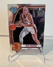 2024-25 Bowman Chrome University 1st #47 Kiki Iriafen USC Washington Mystics RC
