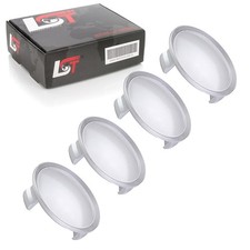 4x Nabendeckel Felgendeckel Naben Abdeckung Silber Metallic ø 75mm für HONDA