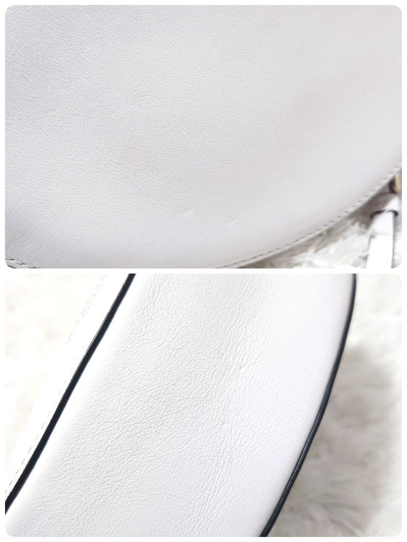 Valentino Garavani VLTN Logo Rockstud White Crossbody Bag, Leather, Pre-Owned J thumbnail 18