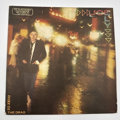 JOE ELY - DOWN ON THE DRAG - MCA RECORDS LP Vinyl PROMO EX/VG