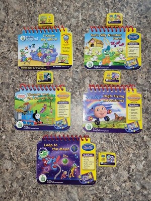 Leap Frog My First Leap Pad Preschool Learning Lot of 5 Books & 5  Cartridges
